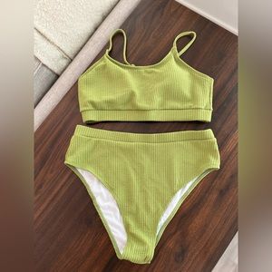 Women’s 2 piece Bikini Bathing Suite Green XL (Brand New)